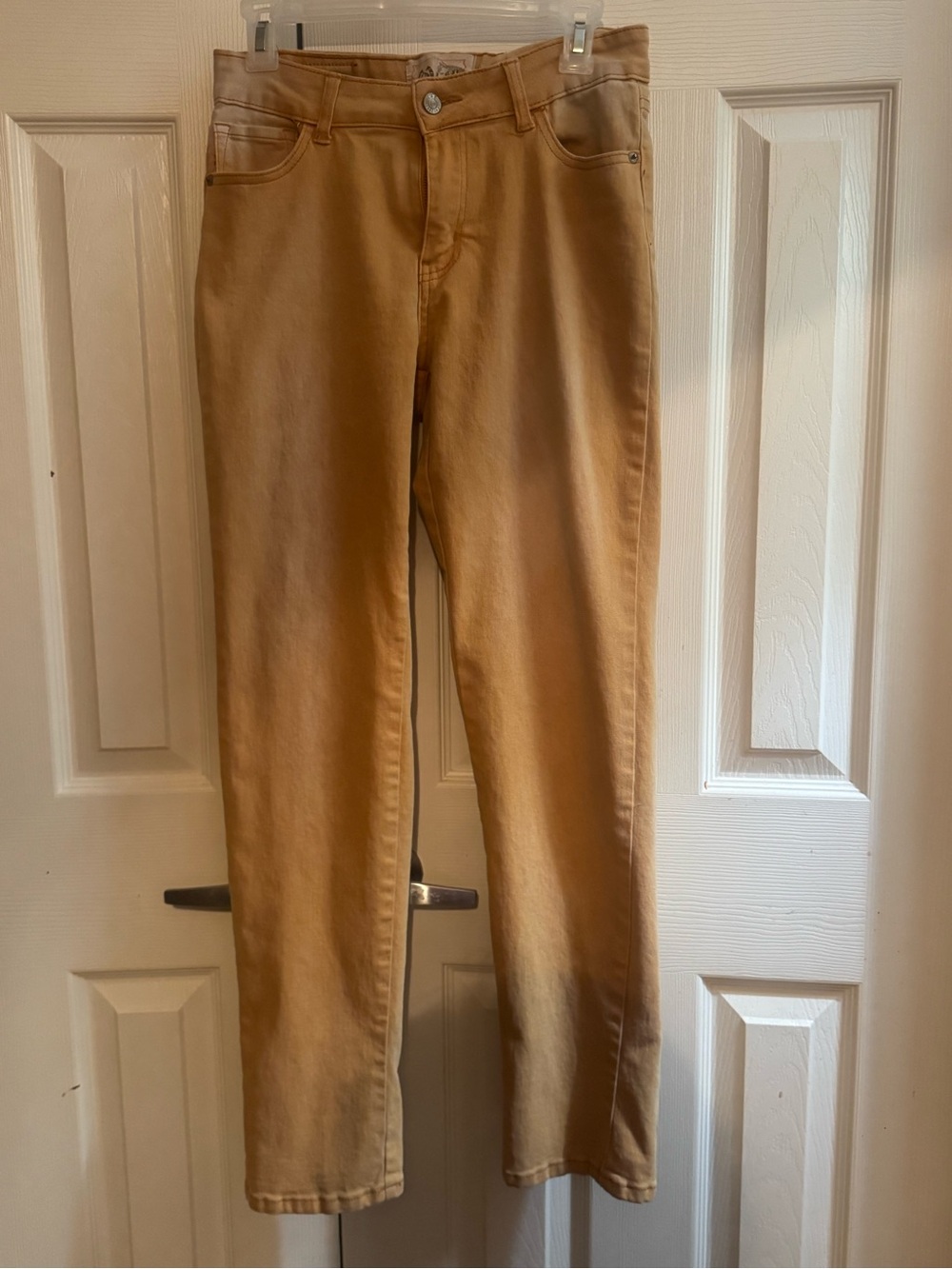 L&B Straight-Leg Jeans in Camel Tan